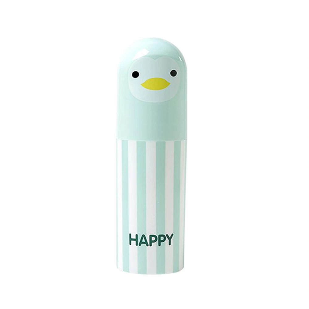 Cute Cartoon Portable Toothbrush Cup Home Travel Toothpaste Storage Container(Green)