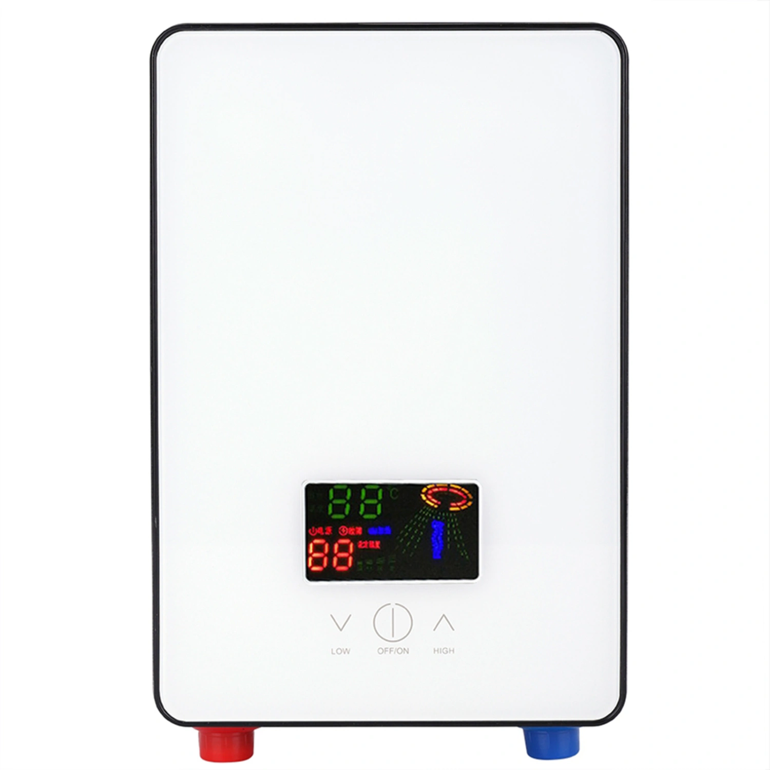 220V 6500W Tankless Instant Electric Hot Water Heater for Home Bathroom Shower