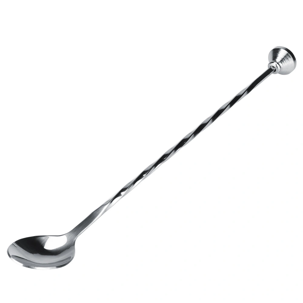 Cocktail Drink Mixer Stainless Steel Stirring Mixing Spoon Ladle Muddler Bar