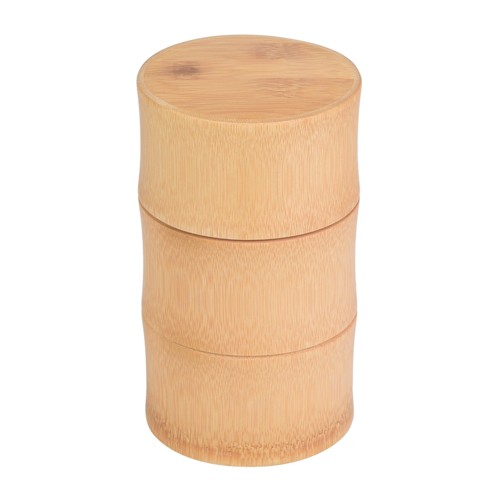 Portable Bamboo Tea Jar Storage Holder Container Box (M)