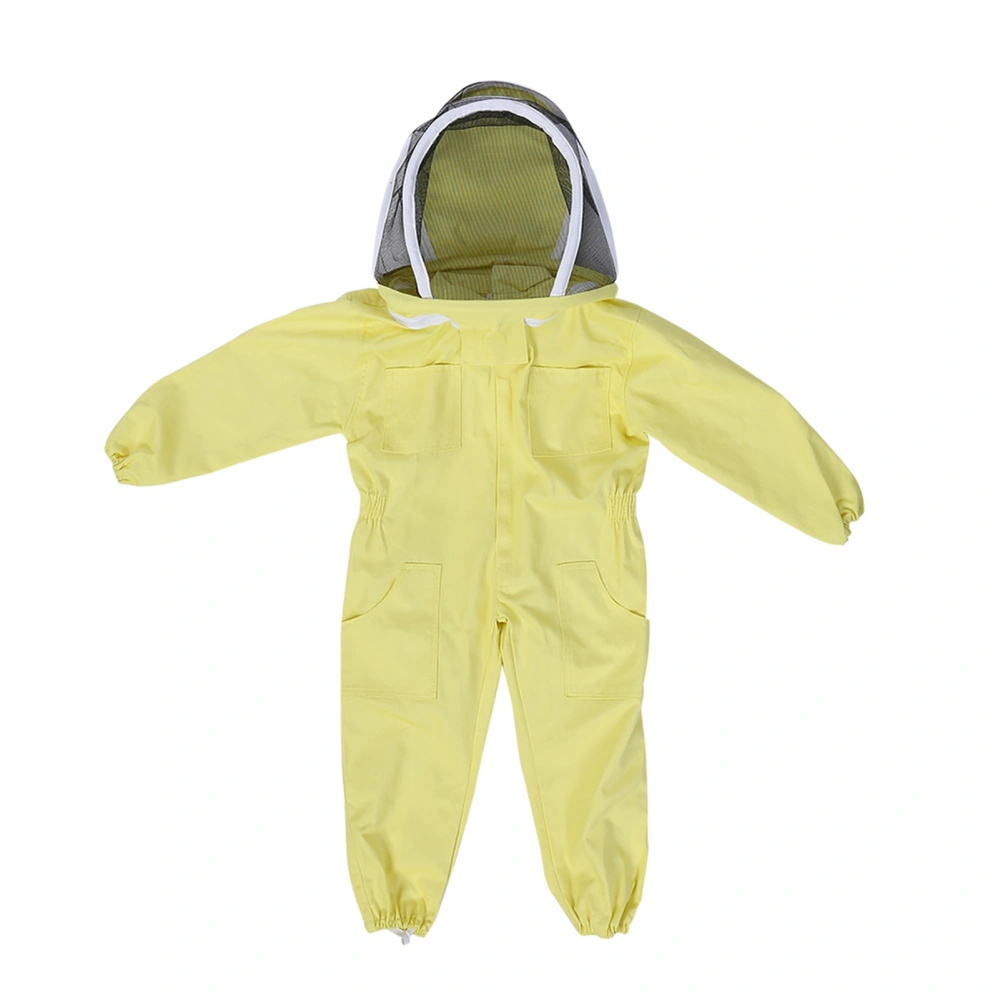 Professional Child Beekeeping Protective Suit Bee Farm Visitor Protect Equipment Jumpsuit(M)