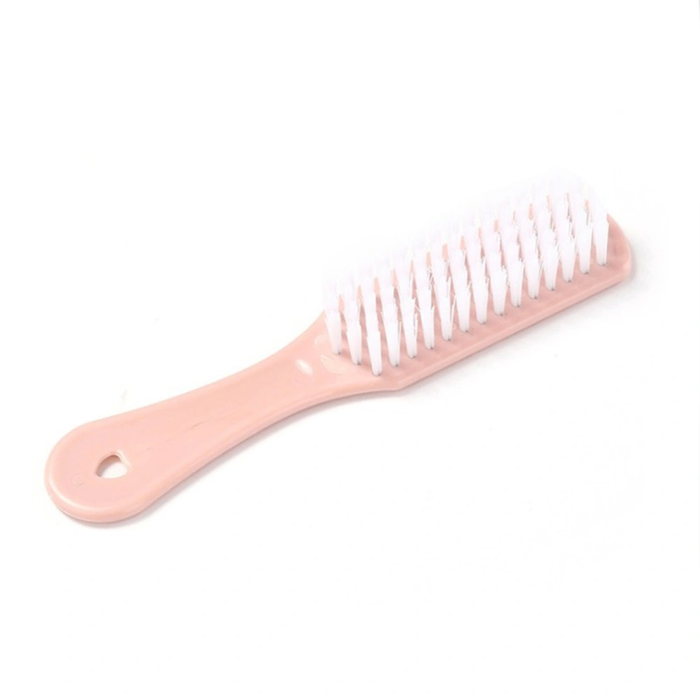 1Pc Plastic Shoes Brush Washing Clothes Brushes Cleaning Sneakers Household Supplies(Pink)