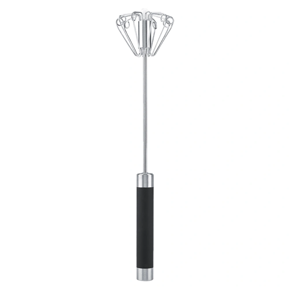 Stainless Steel Anti rust Durable Rotatable Manual Whisk Egg Beater