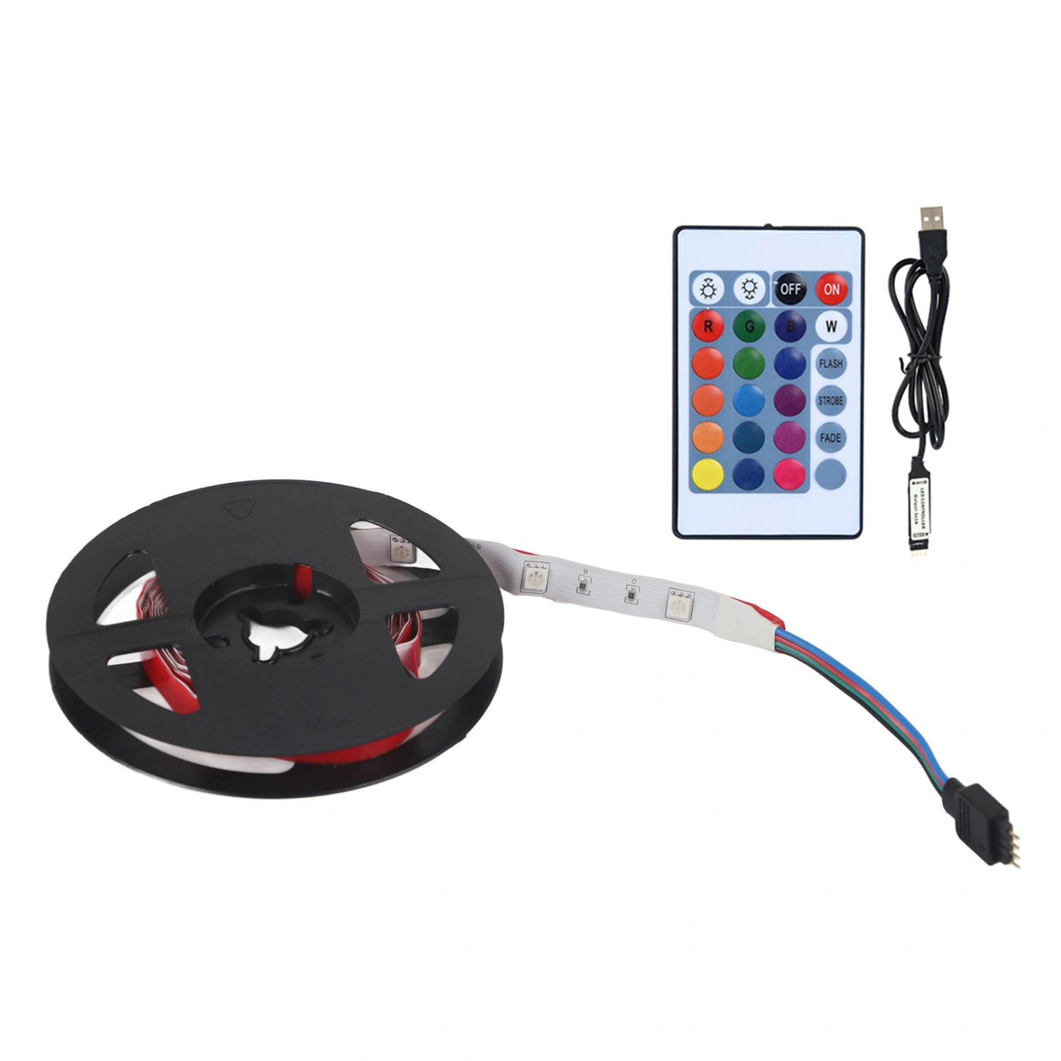 DC 5V USB Led Strip 5050 RGB Flexible LED for TV Backgrounds Light 4m 120 Led