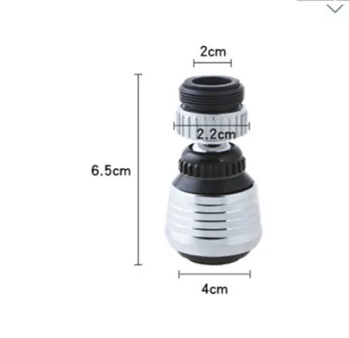 Filter Water Faucet Head Stainless Steel 360° Swivel Faucet Tap Adapter