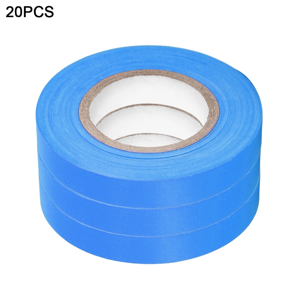 20pcs Set Elastic Anti aging Garden Tape for Grape Tree Tomato Cucumber Plant(Blue)