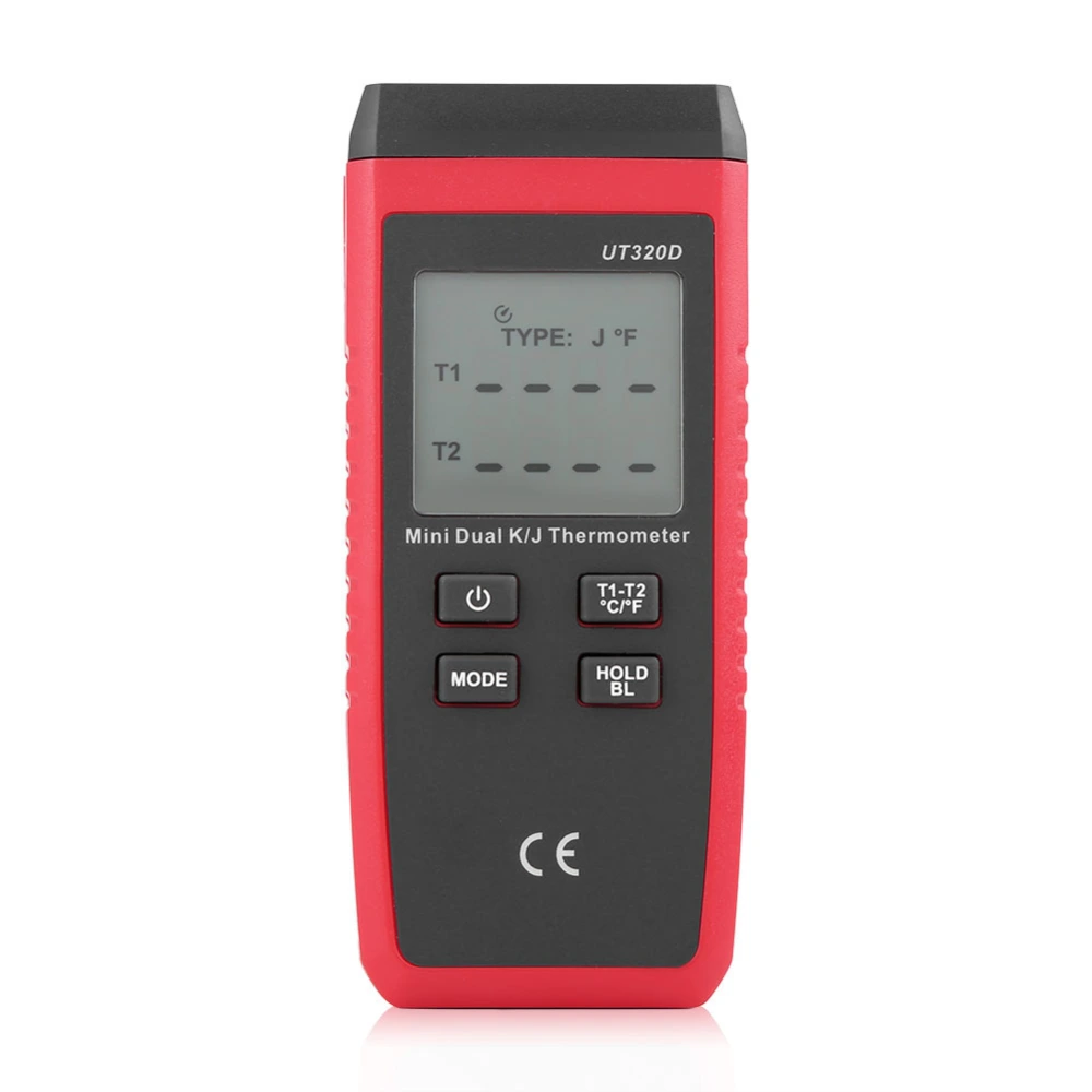 Uni T Mini Contact Type Digital K/J Thermocouple Thermometer with LCD Display (UT320D)