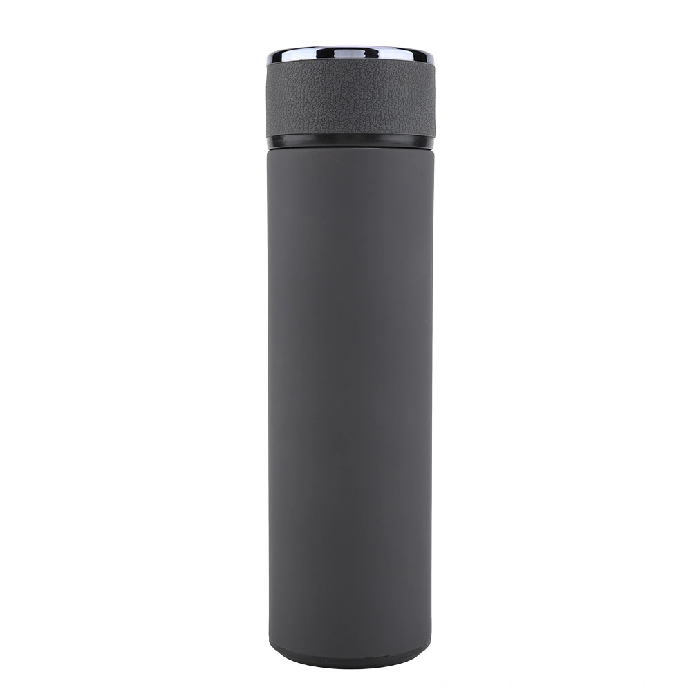 Stainless Steel Vacuum Water Bottle Tea Coffee Leakpoof Thermos Car Office Cups (Grey)