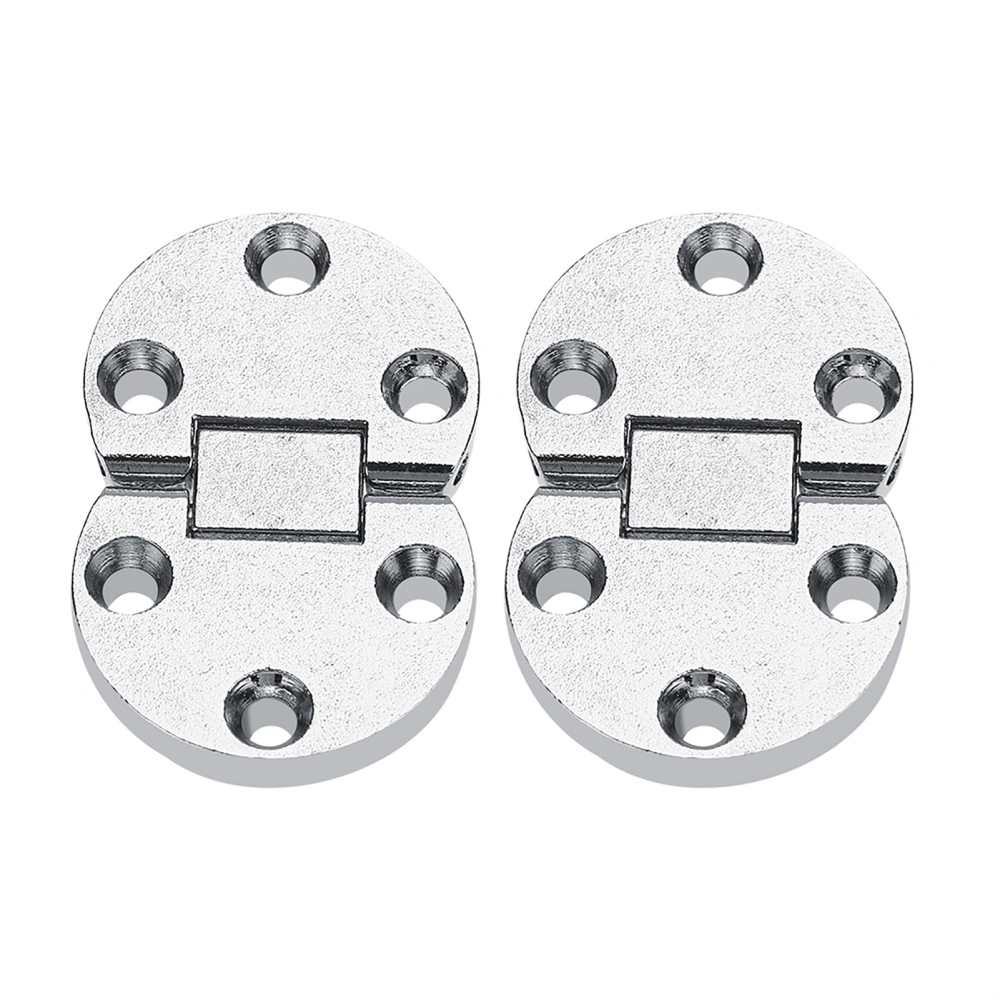 2Pcs Zinc Alloy Self Supporting Folding Table Hinges Home Flap Tables Furniture Oval Hardware