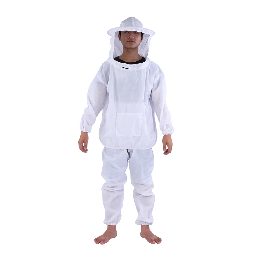 Professional Beekeeper Protective Suit Beekeeping Equipment Hooded Jacket Pants