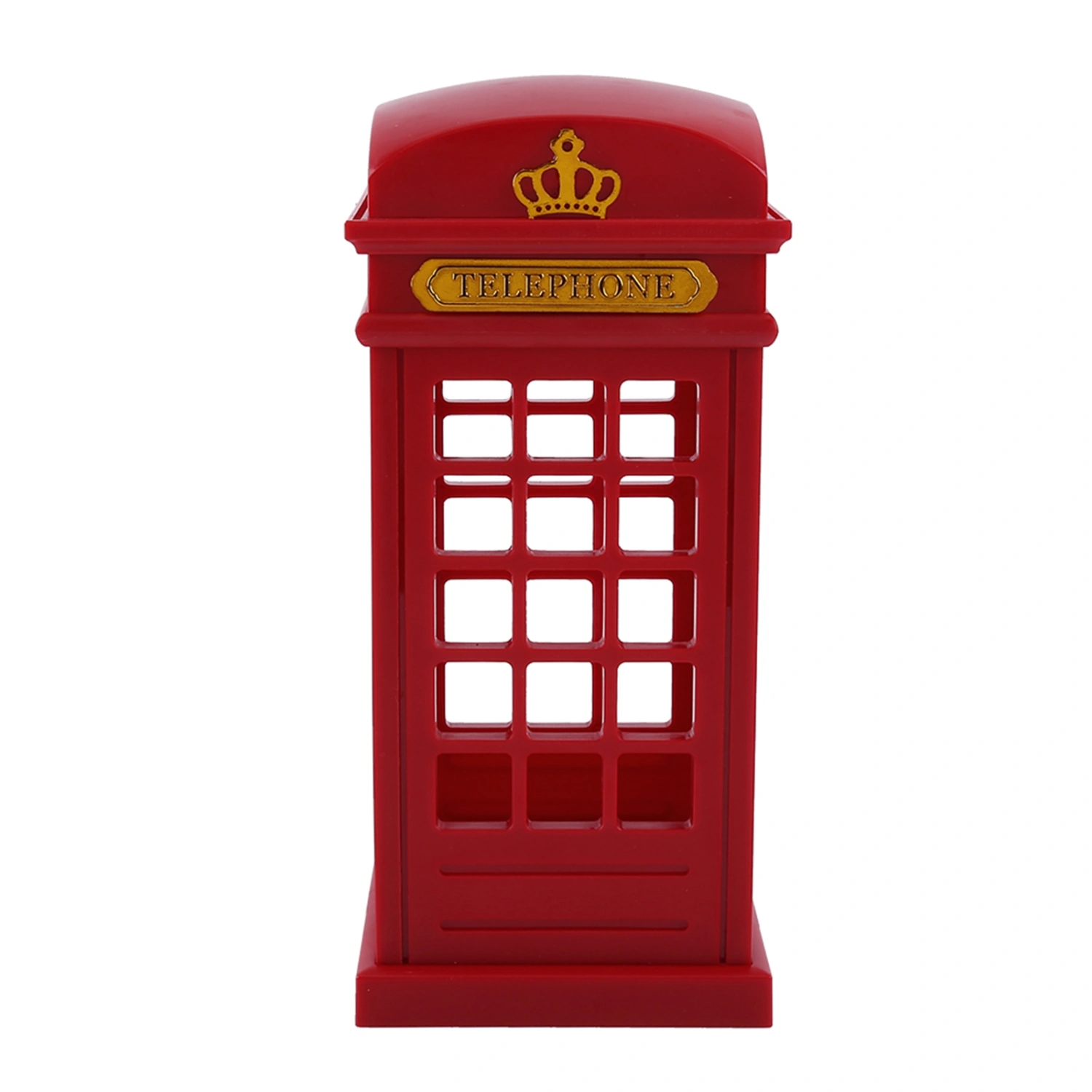 Creative Retro Classic Telephone Booth Night Light Touch Sensor Dimmable Yellow LED Desk Lamp