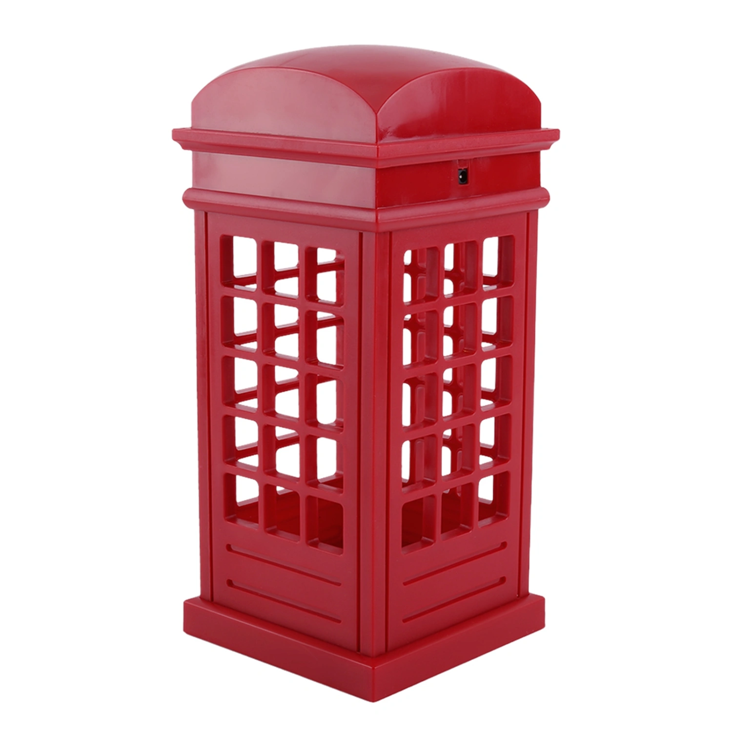 Creative Retro Classic Telephone Booth Night Light Touch Sensor Dimmable Yellow LED Desk Lamp