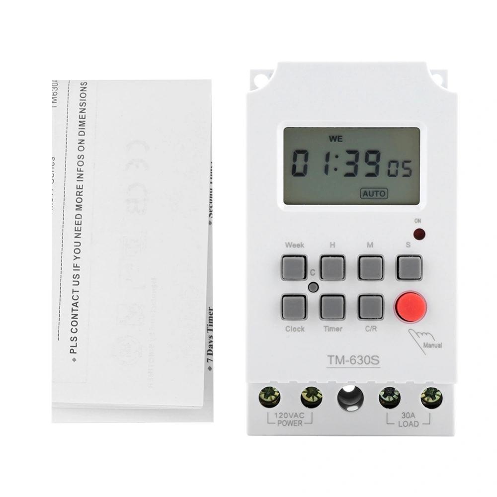 110V Digital Electric Durable Programmable Smart Control Switch Timer