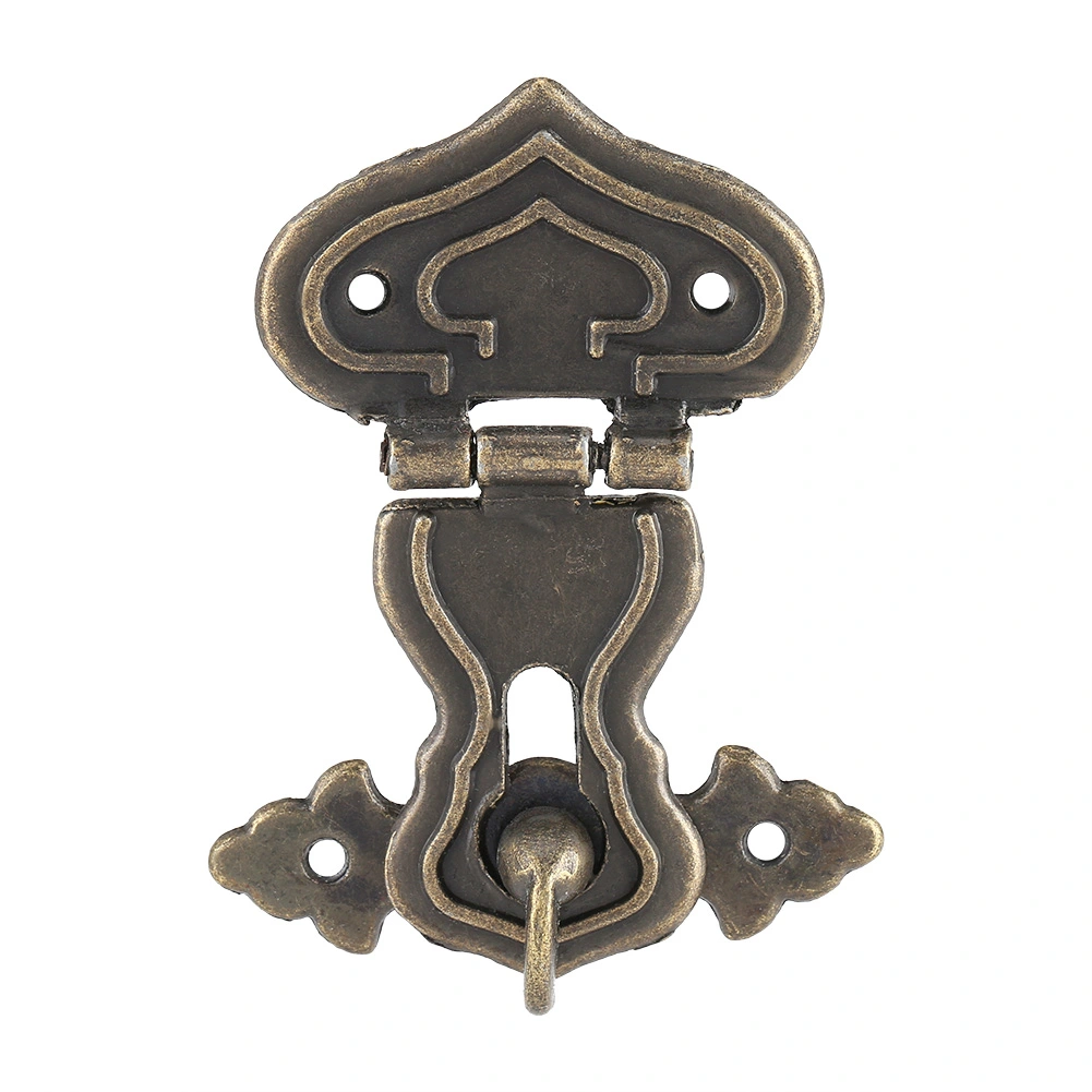 10 Packs Retro Style Bronze Tone Jewelry Case Box Lock Latch Hasp Wooden Box