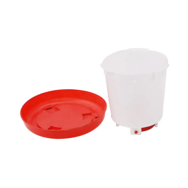 Poultry Hen Food Water Feeder, Plastic Poultry Drinker Accessories