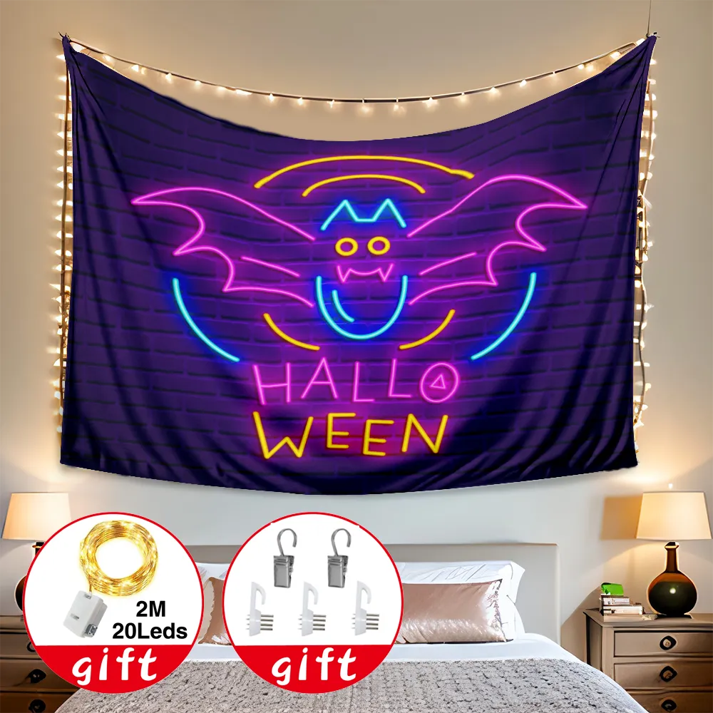 Halloween Tapestry, Halloween Pumpkin Tapestry, for Bedroom Living Room Dorm,#050