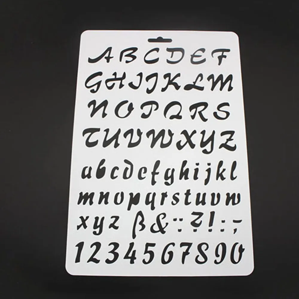 Alphabet and Number Stencils, Drawing Templates Mold, Art Craft Stencils