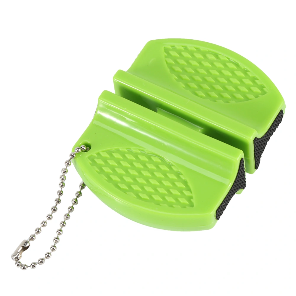 Mini Multi function Portable Quick Knife Sharpeners Sharpening Stone Kitchen Accessories Green