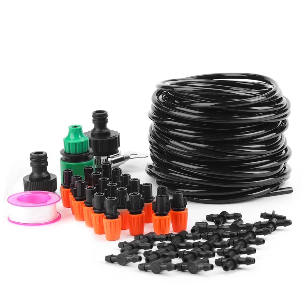 Micro Water Irrigation System Garden Greenhouse Plants Automatic Watering 15M Hose Set Kit