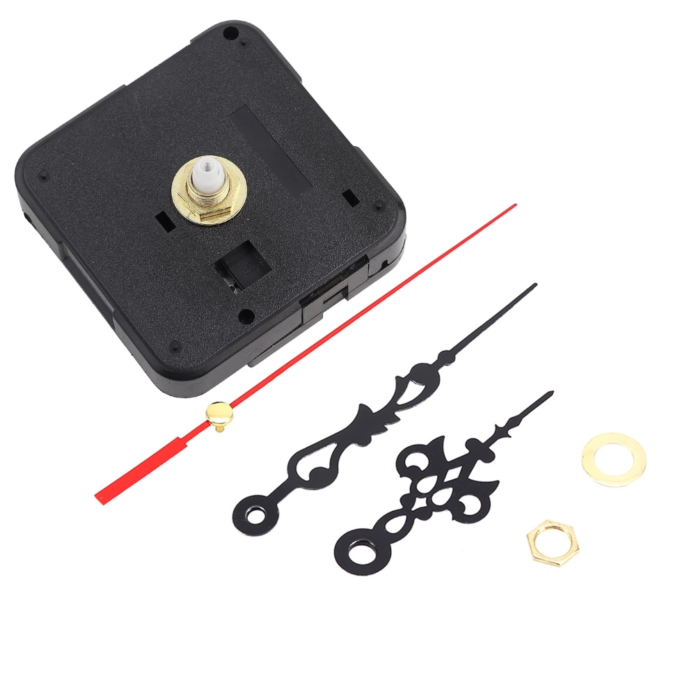 Black DIY Mechanism Quartz Clock Movement Parts Replacement Repair Tools Set Kit