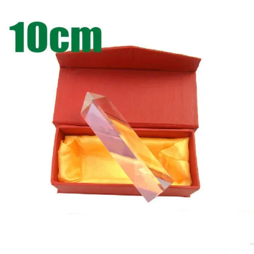 Optical Triple Triangular Prism, Transparent Physics Teaching  Tool