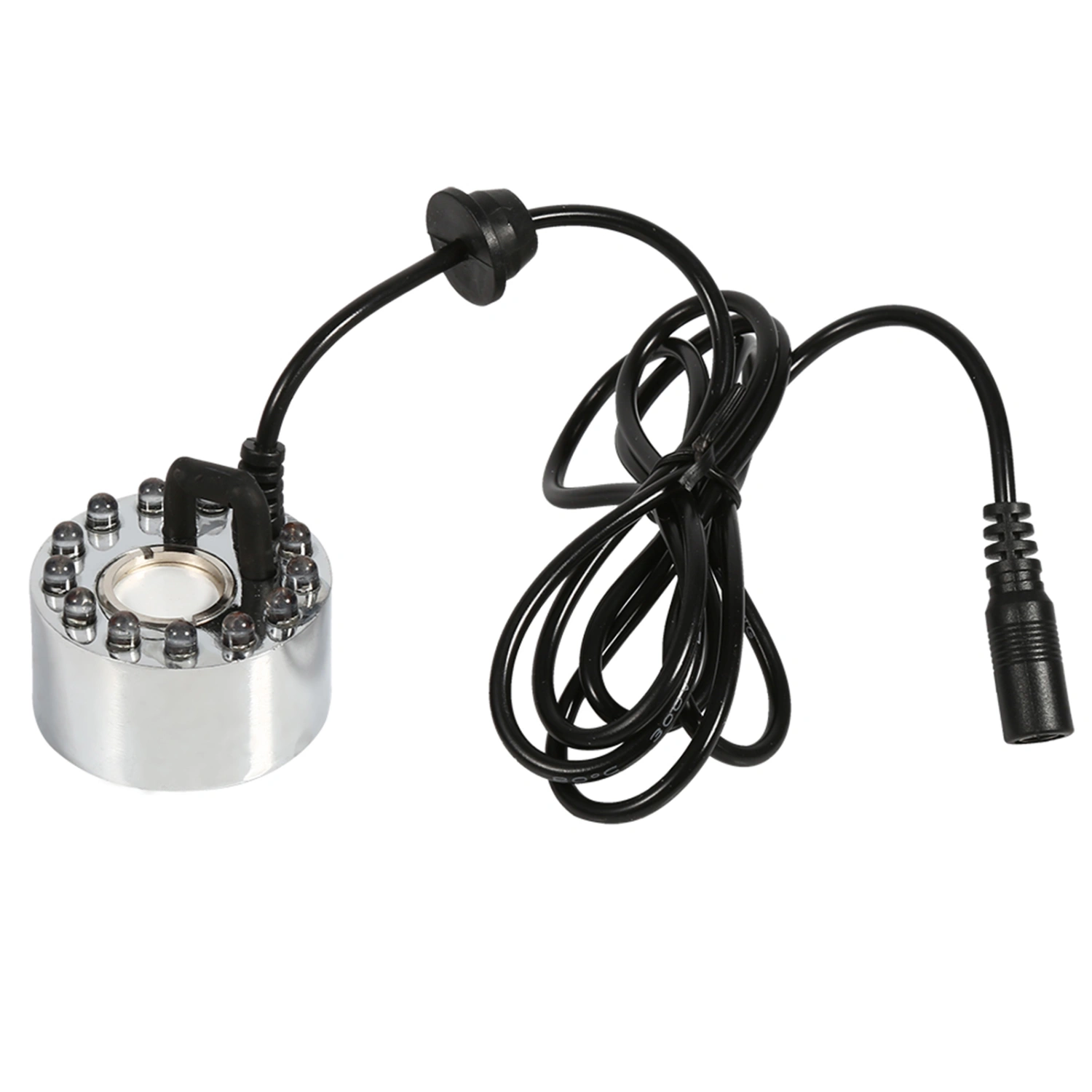 24V Color Changing Ultrasonic Mist Maker Fountain Atomizer Air Humidifier with Adapter EU Plug 100-240V