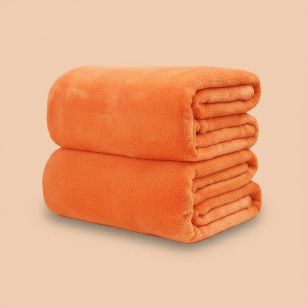 Flannel Soft Warm Solid Sheet, Micro Plush Blanket Sofa Rug for Pet