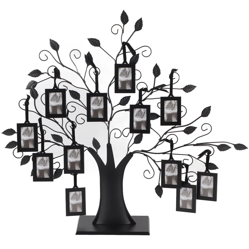 Fashionable Family Photos Frame Display Tree with Hanging Pictures Frames Home Decor M