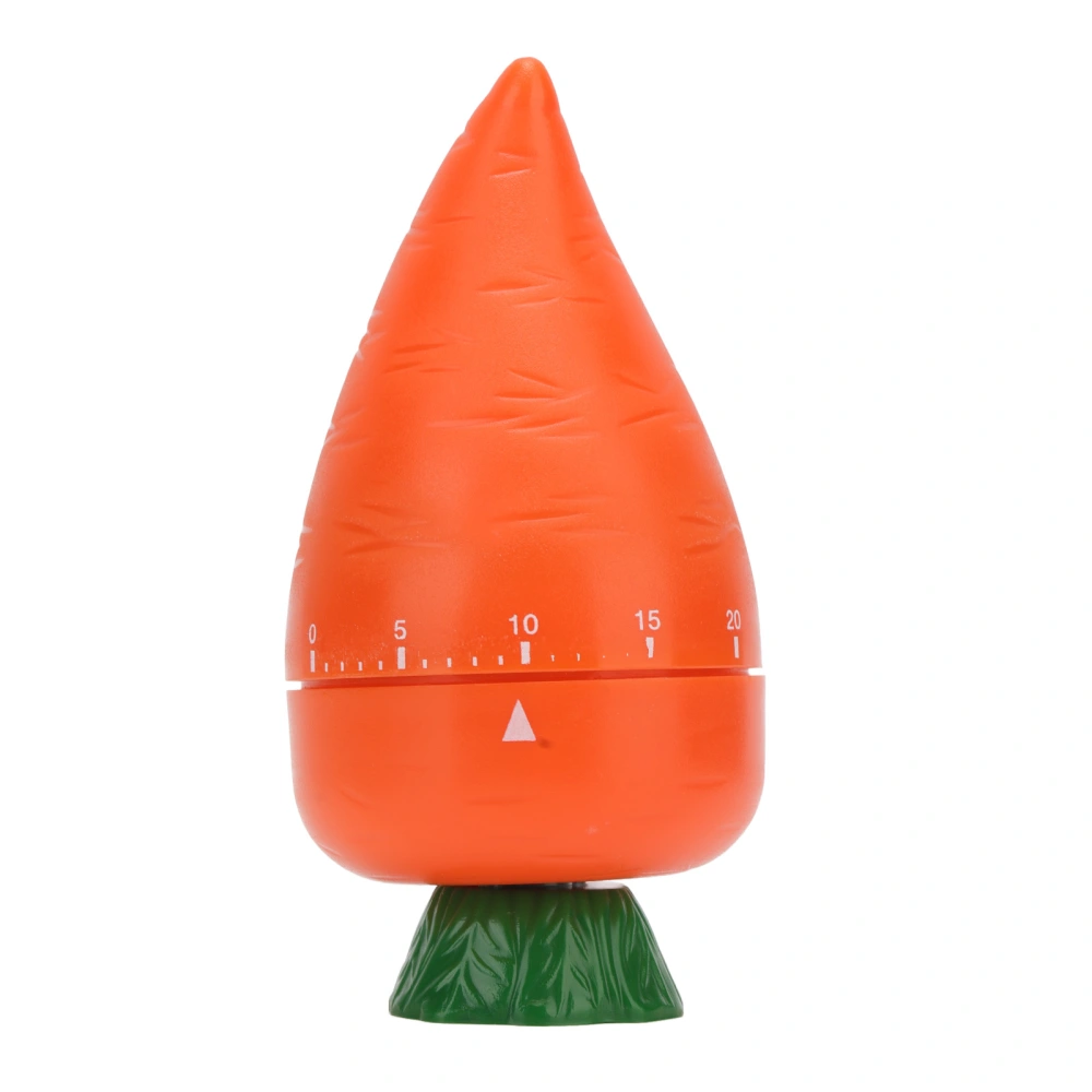 Cooking Timer Cute Carrot Shape Mechanical Timer for Kitchen Reading Studying Exercise