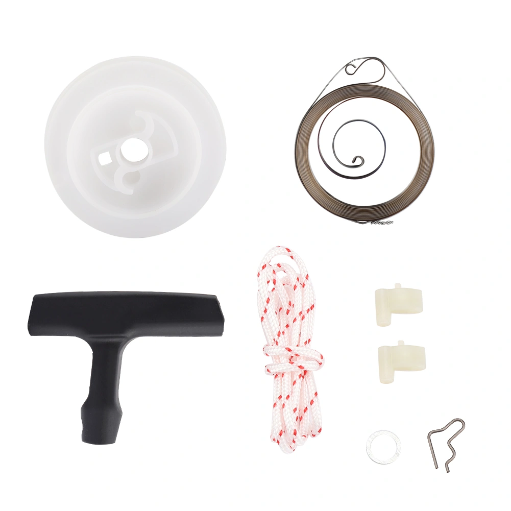 Pull Lawnmower Part Replacement Kit Starter Handle Pulley Rope Springs for 029 039 MS290 MS390