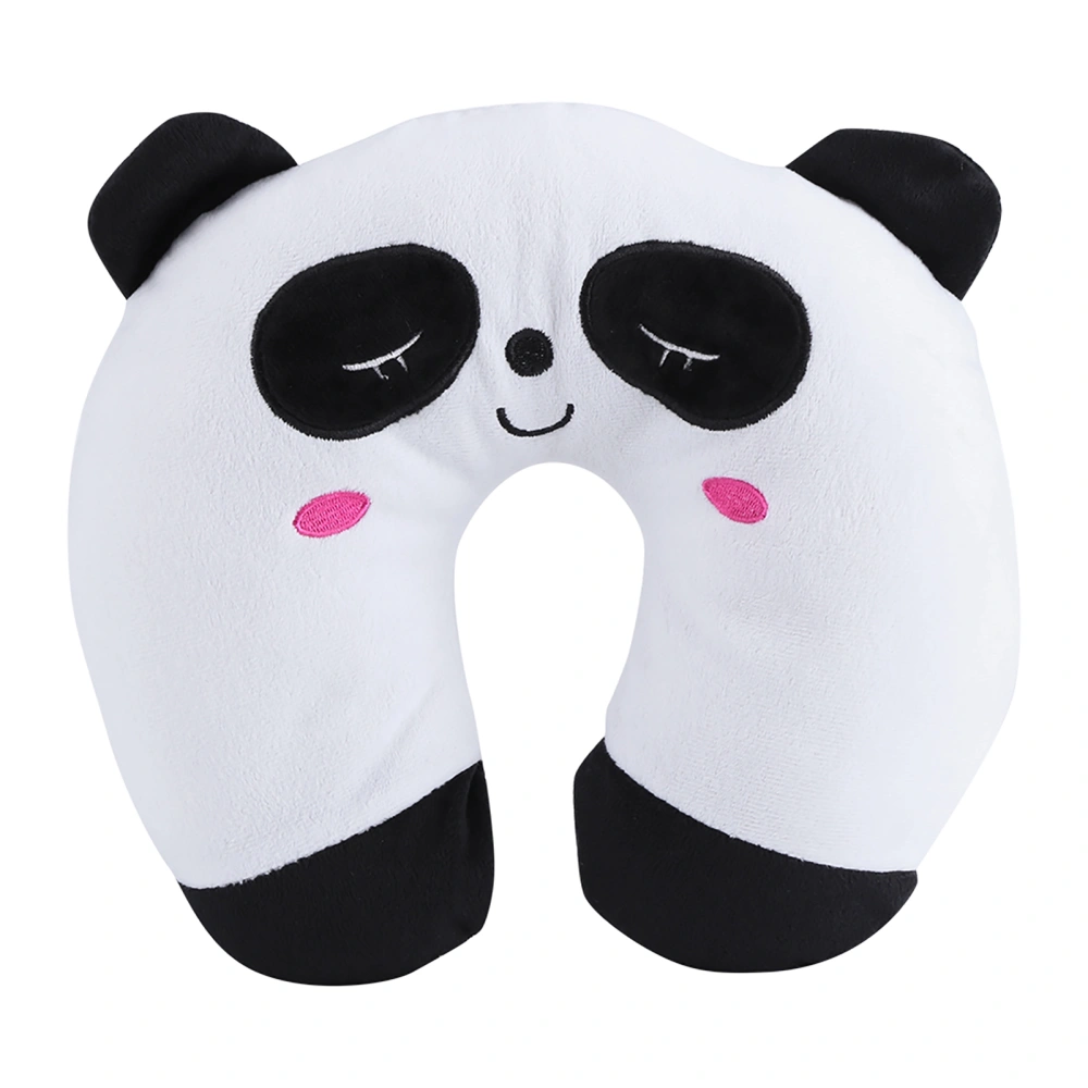 Animal Travel Neck PP Cotton Pillow Soft U Shaped Car Head Rest Toy Cushion Panda