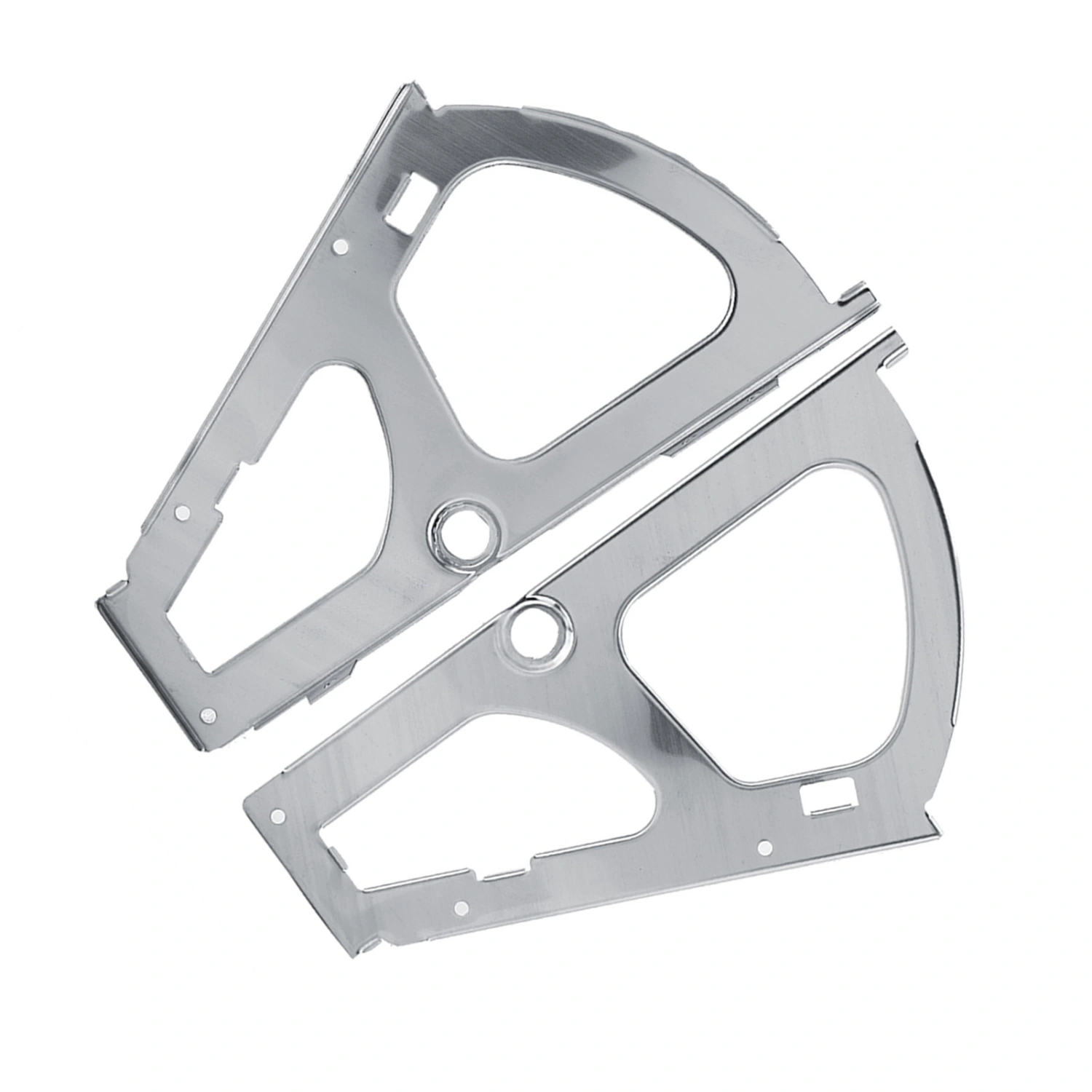 2Pcs Stainless Steel Shoes Drawer Cabinet Hinges Turing Rack Replacement Fittings(1 Layer)