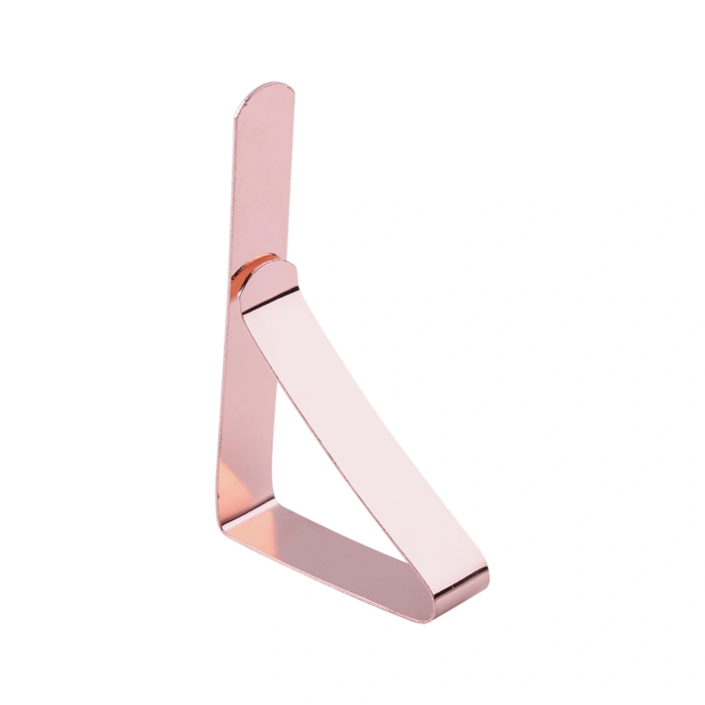 Stainless Steel Table Desk Cloth Cover Clips Holders TableCover Clamps Rose Gold