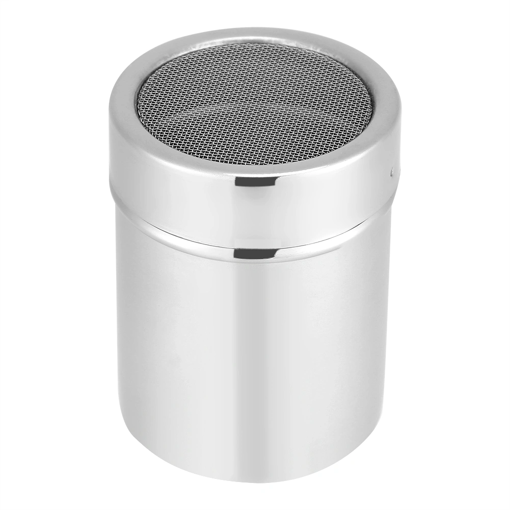 Stainless Steel Chocolate Shaker Cocoa Flour Coffee Sifter Latte Cappuccino Decoration Tool