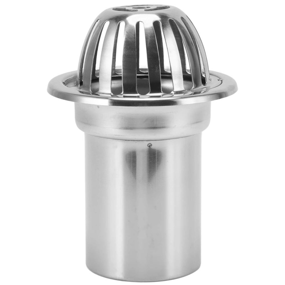 Roof Floor Drain Stainless Steel Non Blocking Balcony Outdoor Rain Bucket Drainage Parts Round 3in