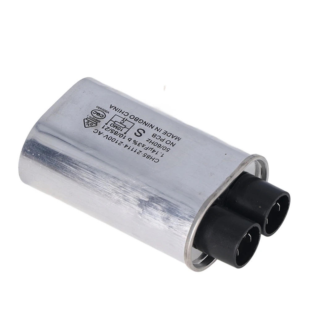 2100V Microwave High Voltage Capacitor 1.14uF Universal 4.8mm Small Insert Microwave Capacitor Replacement for Galanz