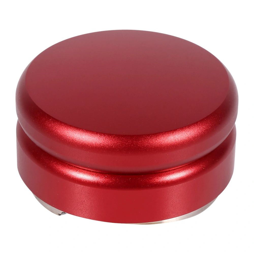 Stainless Steel Smart Coffee Tamper 58mm Base With Three Angled Slopes # Red Color