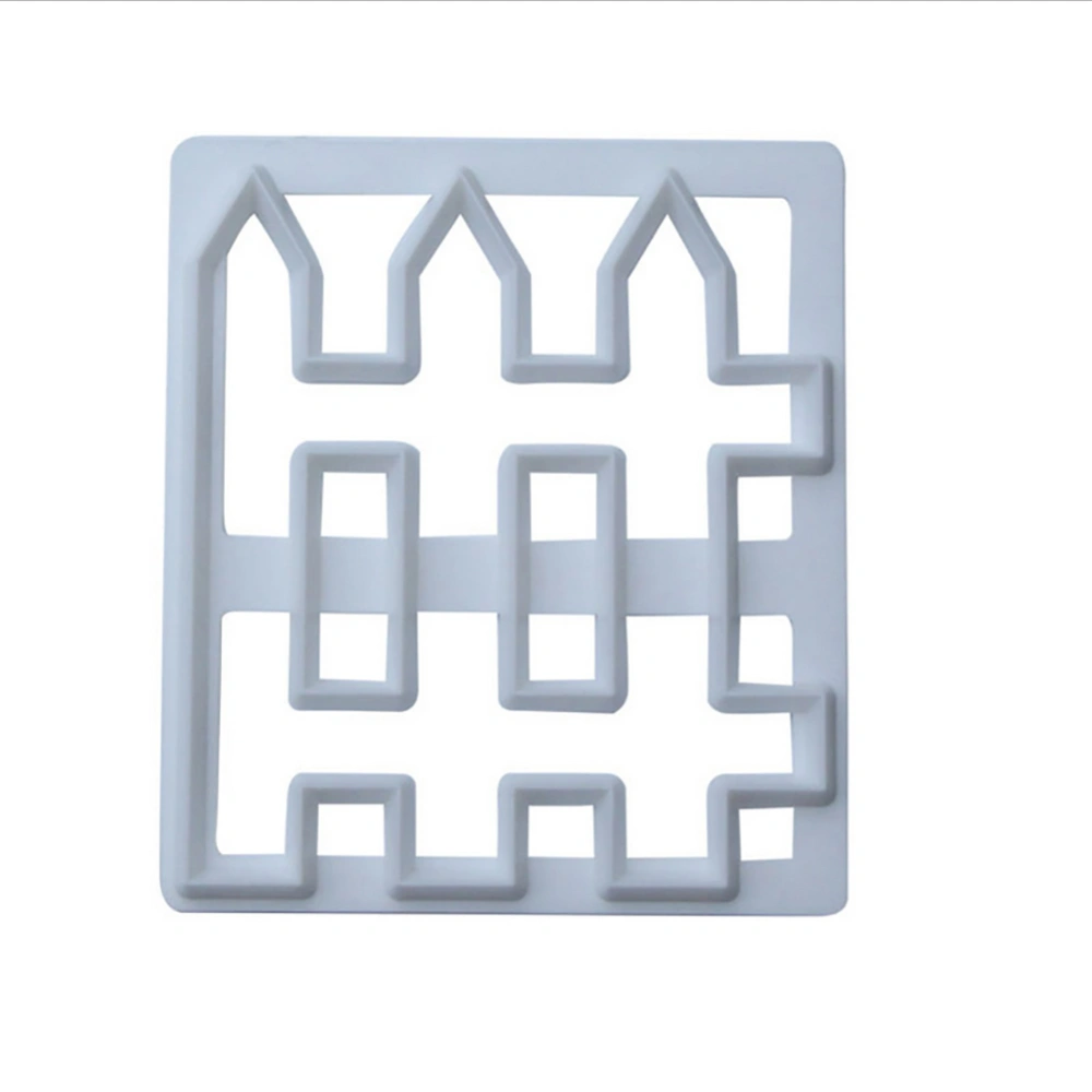 Food Grade Plastic Creative Fondant Cake Fence Mold DIY Baking Decoration Tool Mould