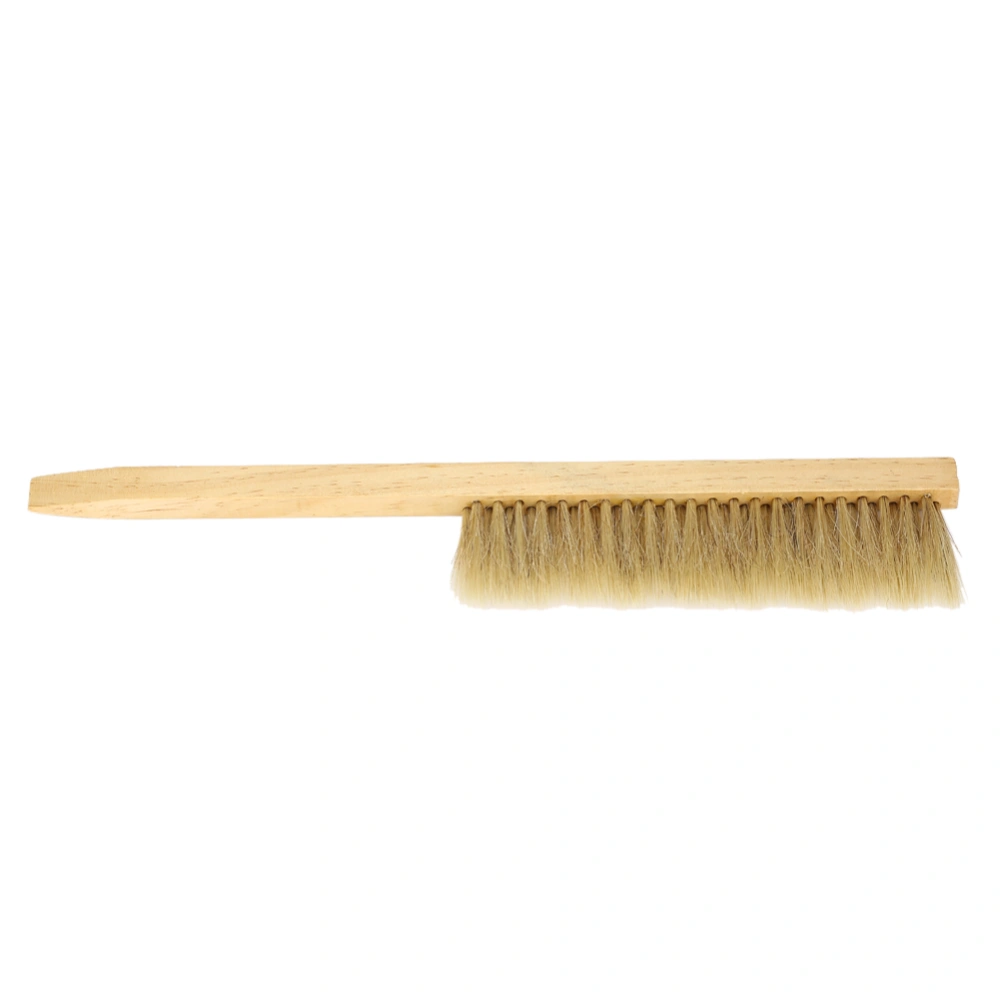 Soft Pig Bristles Beehive Bee Brush Beekeeping Cleaning Tool with Wooden Handle