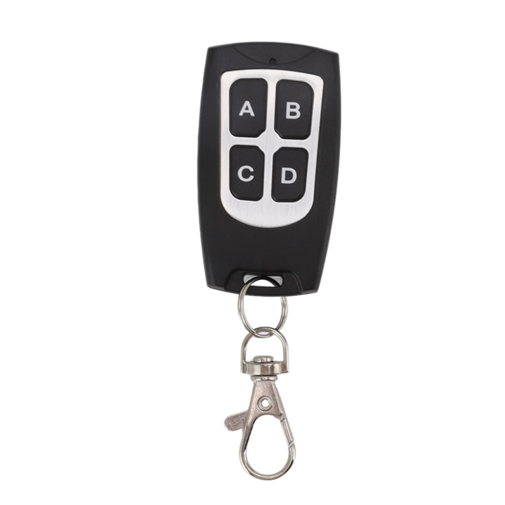 Remote Control Wireless 4 Button with With Key Chain 433Mhz Ultrathin Waterproof Remote Control Switch for Home