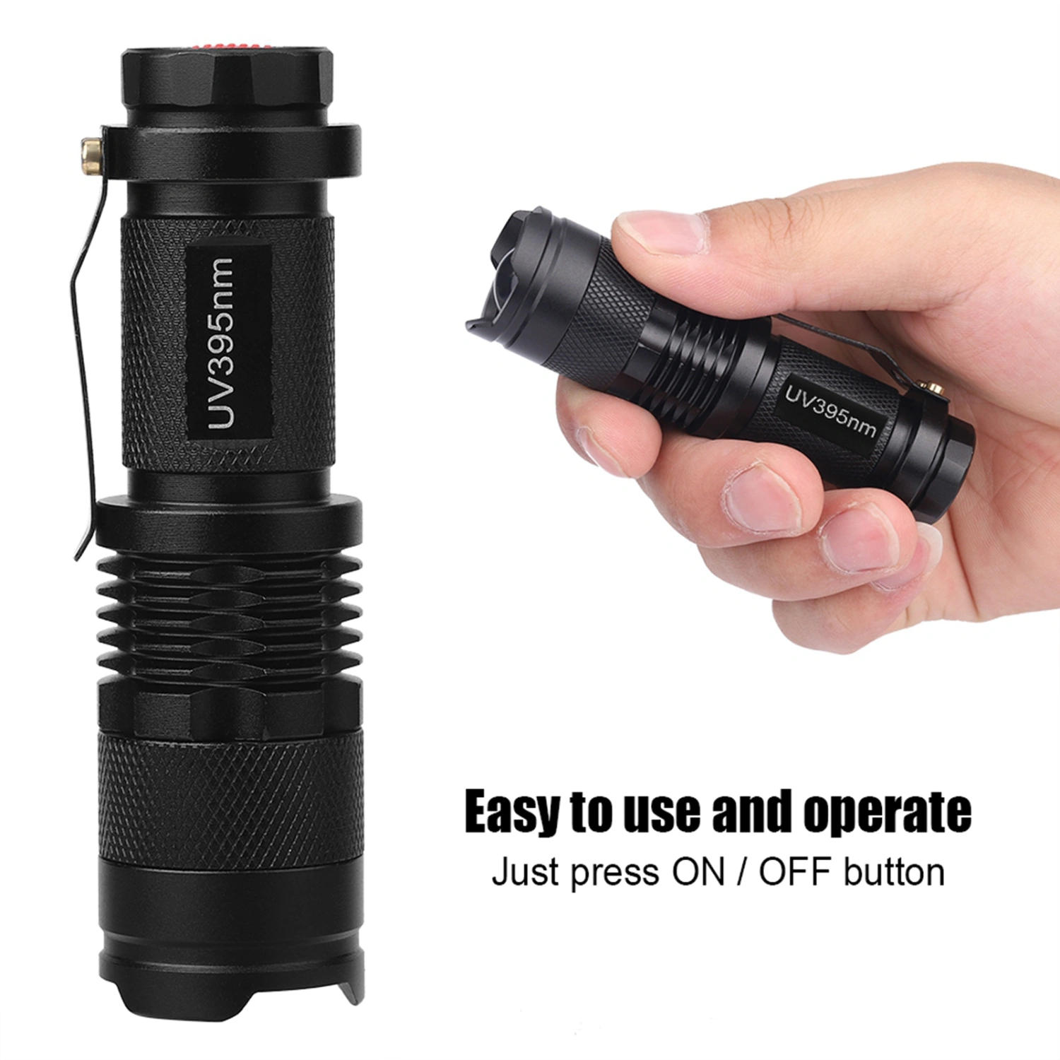 UV Ultra LED Flashlight Blacklight Light Inspection Lamp Torch 395nM