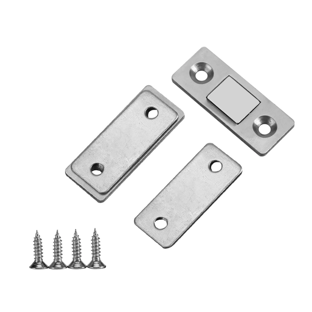 Ultra Thin Strong Magnetic Door Catch Latch for Furniture Cabinet Cupboard with Screws