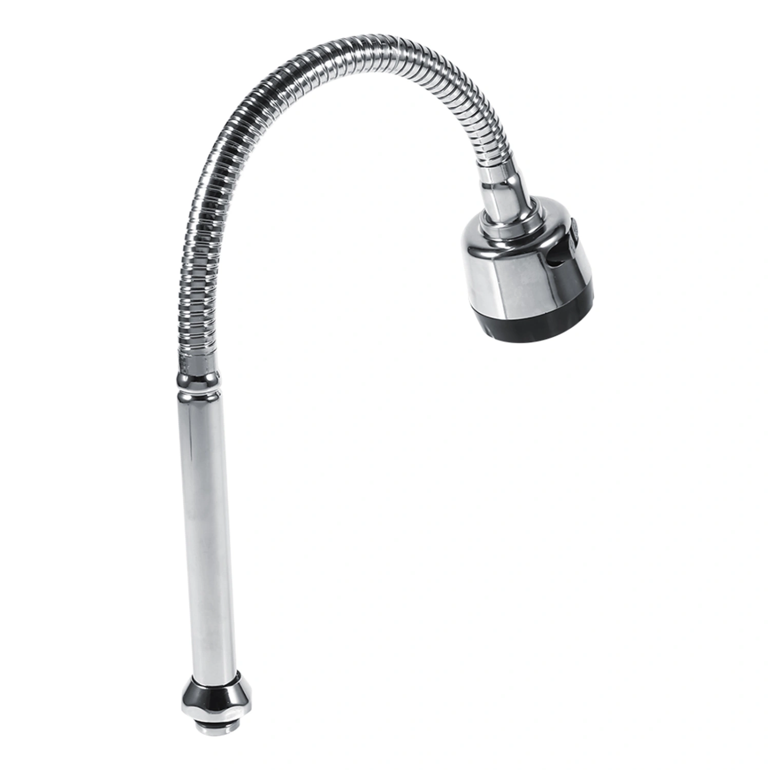 1x 304 Stainless Steel Swivel Spout Kitchen Sink Faucet Pipe Fittings Single Handle Connection