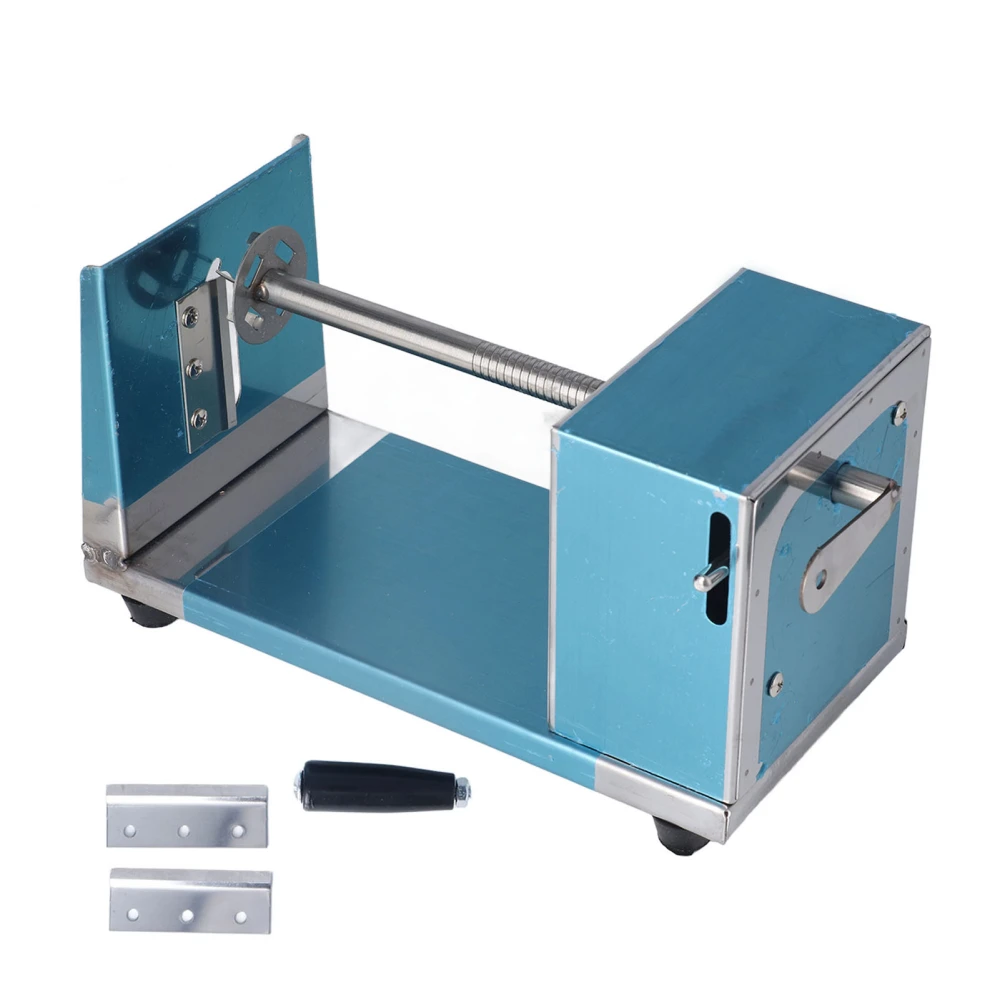 Manual Twisted Potato Chip Machine Stainless Steel Hand Cranked Potato Chip Cutter for Commercial Household