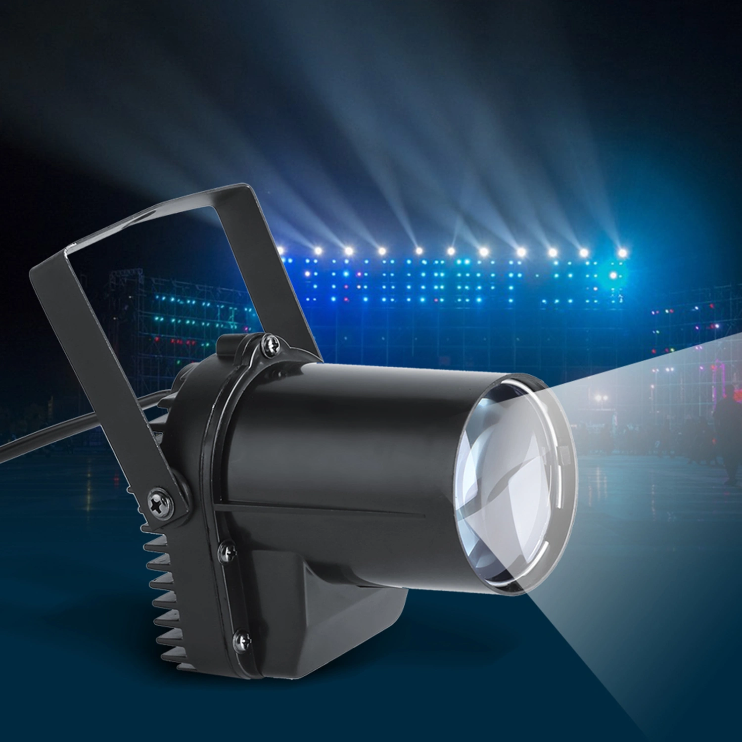12W LED Beam Spotlight Party Stage Disco Pub Festival Effect Pinspot Lights US 110V