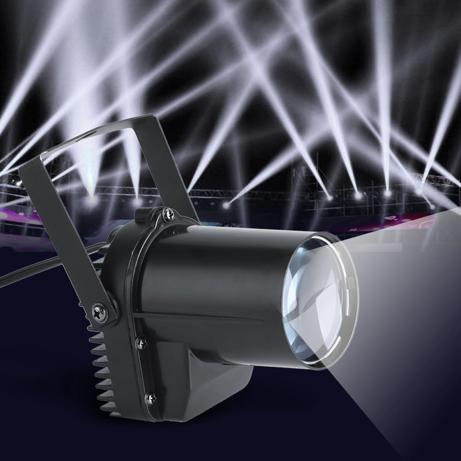 12W LED Beam Spotlight Party Stage Disco Pub Festival Effect Pinspot Lights US 110V