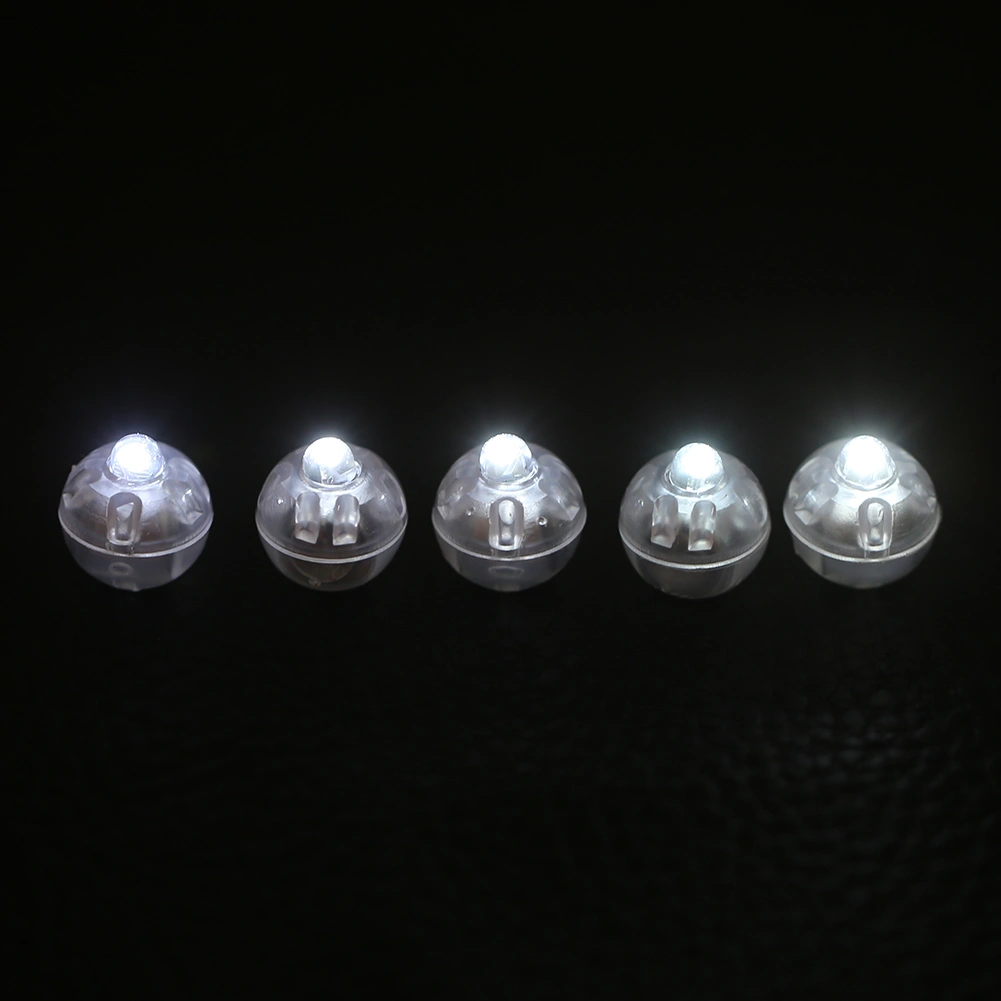 100Pcs/lot Round Flash Ball Lamps Balloon Lights Home Christmas Wedding Party Decor White