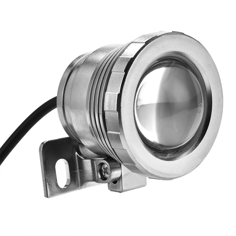 12V 5W RGB Waterproof Aquarium LED Spotlight Lamp for Fish Tank Pool Garden Underwater Silver