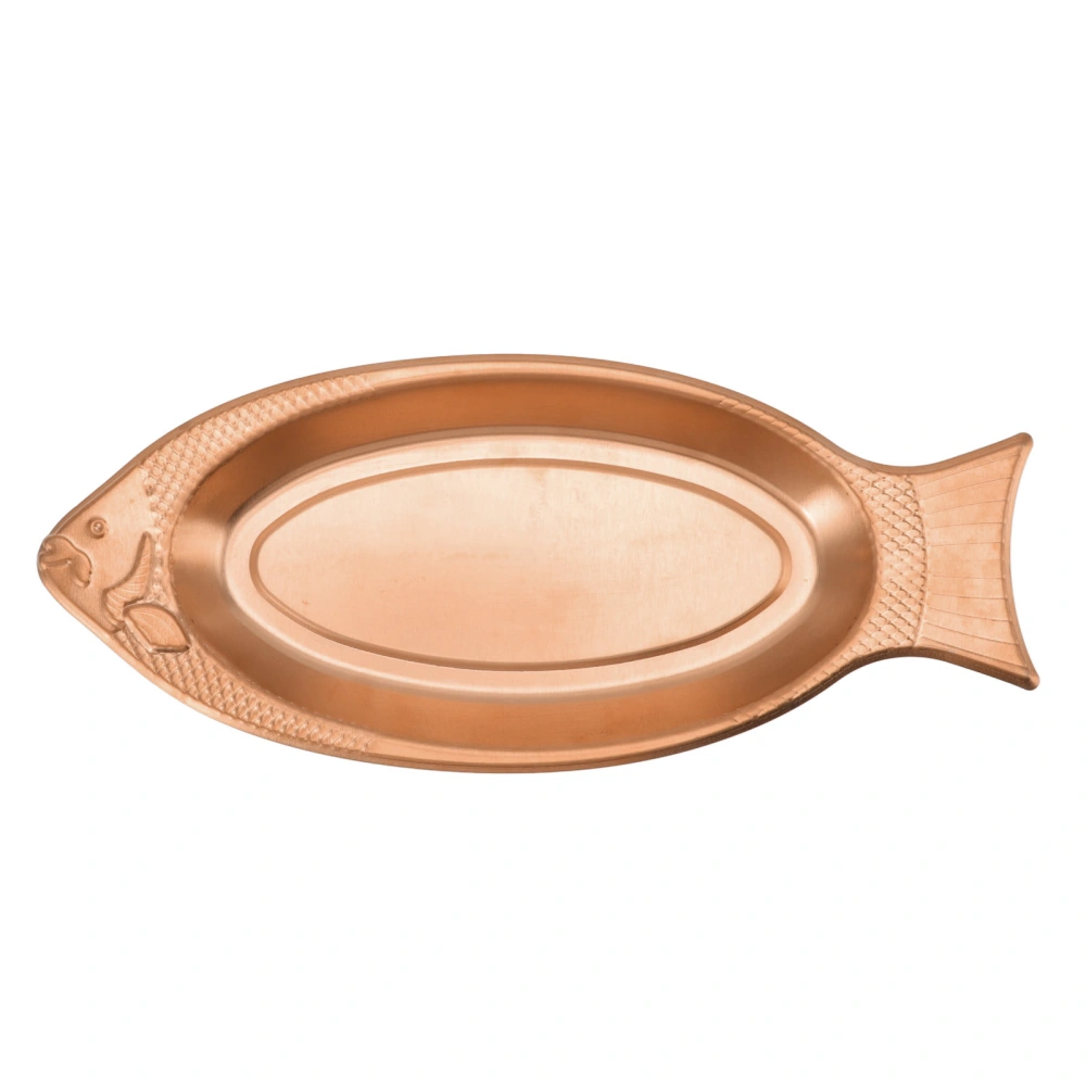 Serving Platter Fish Shaped Stainless Steel Extremely Thick Fish Platter Dishes for Birthday Wedding L