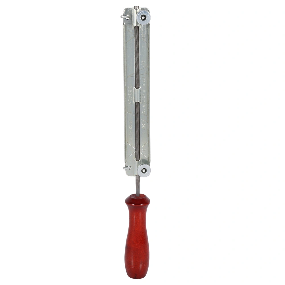 1x Chainsaw Saw Chain File & Filing Sharpening Kits with Wooden Holder Tool (4.8mm)
